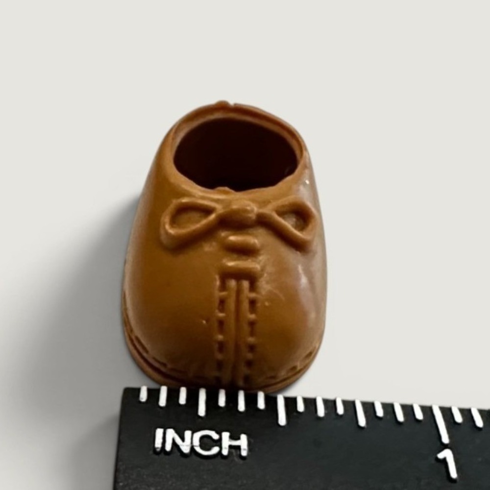 Vintage 1980's Strawberry Shortcake's One (1) Brown Shoe Replacement